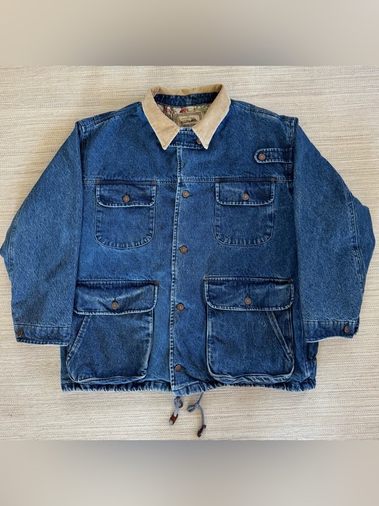 Calvin Klein Other - Vintage 90s Calvin Klein denim corduroy western barn chore jacket coat men’s L